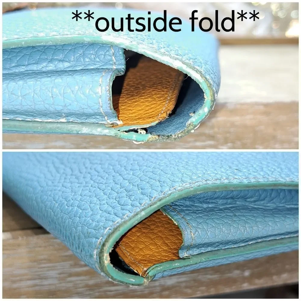 Authentic HERMES Dogon Togo Leather Long Bifold Wallet Excellent conditi… - Picture 14 of 17